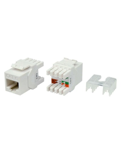 KJ8-8P8C-C6-180-WH. Вставка Keystone Jack RJ-45. Hyperline в Архангельске