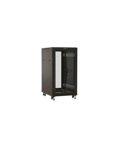 TTBR-1868-DD-RAL9004. Шкаф телекоммуникационный 19 напольный 18U. Hyperline в Архангельске