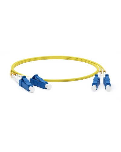 FC-D2-9-LC/UR-LC/UR-H-20M-LSZH-YL. Патч-корд волоконно-оптический одномодовый. Hyperline в Архангельске