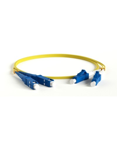 FC-D2-9-LC/UR-SC/UR-H-1M-LSZH-YL. Патч-корд волоконно-оптический LC/UPC-SC/UPC. Hyperline в Архангельске