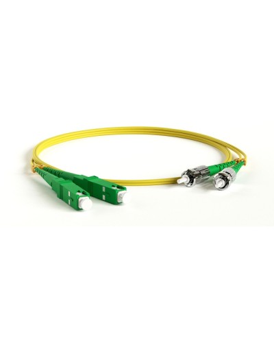 FC-D2-9-SC/AR-ST/AR-H-1M-LSZH-YL. Патч-корд волоконно-оптический ST-SC. Hyperline в Архангельске