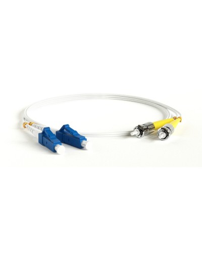 FC-D2-9A1-LC/UR-ST/UR-H-1M-LSZH-WH. Патч-корд волоконно-оптический ST-LC. Hyperline в Архангельске