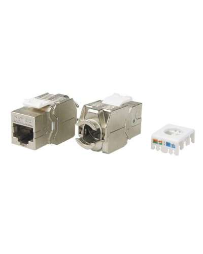 KJ8-8P8C-C5e-180-TLS-SH-F-WH. Вставка Keystone Jack RJ-45. Hyperline в Архангельске