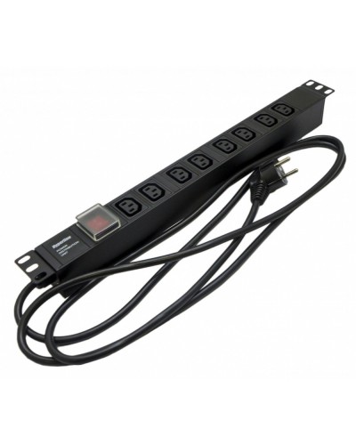 SHE19-8IEC-S-2.5EU. Блок розеток 19. Hyperline в Архангельске