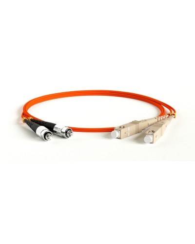 FC-D2-50-FC/PR-SC/PR-H-1M-LSZH-OR. Патч-корд волоконно-оптический SC-FC. Hyperline в Архангельске