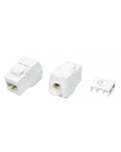 KJ8-8P8C-C6A-180-TLS-WH. Вставка Keystone Jack RJ-45. Hyperline в Архангельске
