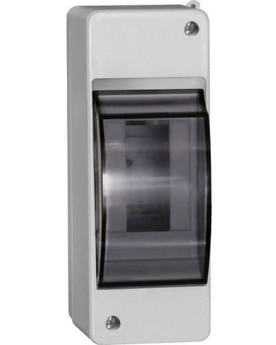 Корпус пластиковый КМПн 2/2 IP30 белый KREPTA 3 (MKP42-N-02-30-20). Щиток модульный с прозрачной дверцей, настенный. IEK в Архангельске