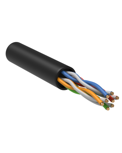 GENERICA U/UTP кат.5E 24AWG 4 пары LDPE черный (BC3-C5E04-139-305-R-G). Кабель «витая пара» (LAN) для структурированных систем связи. IEK в Архангельске