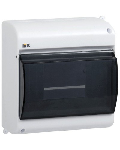 Корпус пластиковый КМПн 2/4 IP30 белый KREPTA 3 (MKP42-N-04-30-12). Щиток модульный с прозрачной дверцей, настенный. IEK в Архангельске