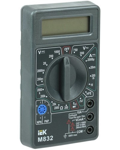 Мультиметр цифровой Universal M832 (TMD-2S-832). Мультиметр цифровой. IEK в Архангельске