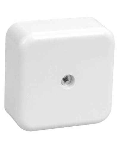 Коробка распаячная КМ41206-01 50х50х20 открытой проводки (4 клеммы 3 мм²) белая (UKO10-050-050-020-K01). Коробка распаячная безгалогенная (HF). IEK в Архангельске