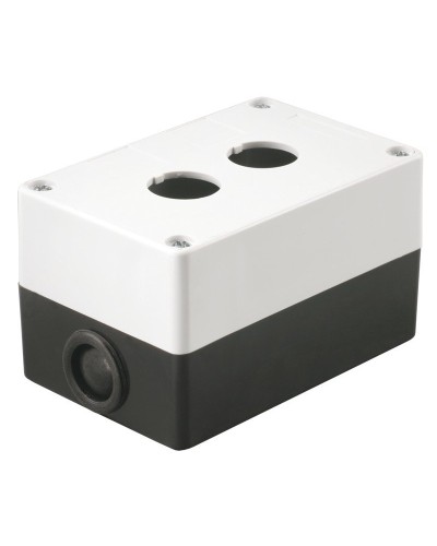 Корпус КП102 для кнопок 2 места белый (BKP10-2-K01). Корпус для кнопочных постов. IEK в Архангельске