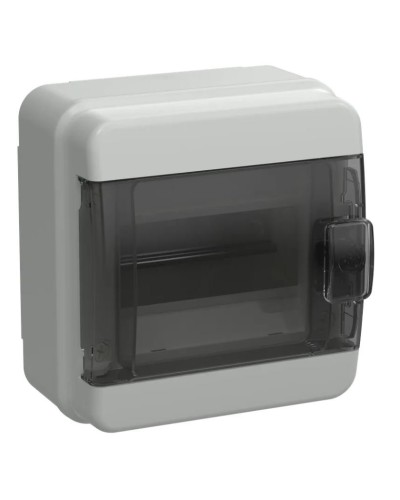Корпус пластиковый КМПн-6 IP65 TEKFOR (TF5-KP72-N-06-65-K03-K02). Корпус модульный пластиковый черная прозрачная дверь. IEK в Архангельске