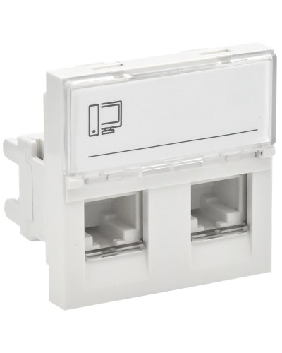 Розетка RJ45 кат.6 PRIMER РКИ-22-00-П-6 белый IEK (PR-KK40D-RI-0-2-2C06U-K01). Розетка RJ-45. IEK в Архангельске