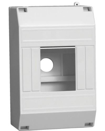 Корпус пластиковый КМПн 1/4 IP20 белый (MKP31-N-04-30-135). Щиток модульный без дверцы, настенный. IEK в Архангельске