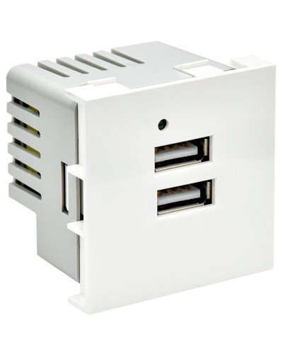 Розетка USB A+A 4,2А PRIMER РКЮ-23-40-П белый IEK PR-KK40D-RU-0-2-AA-K01). Розетка USB. IEK в Архангельске