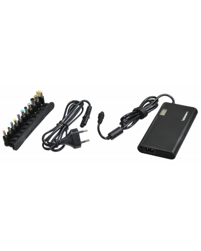 Блок питания Ippon SD90U автоматический 90W 15V-19.5V 11-connectors 4.5A 1xUSB 2.1A, LCD индикатор (705053). Блок питания. Ippon в Архангельске
