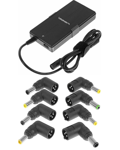 Блок питания Ippon S65U автоматический 65W 15V-19.5V 11-connectors 3.5A 1xUSB 2.1A, LED индикатор (651781). Блок питания. Ippon в Архангельске