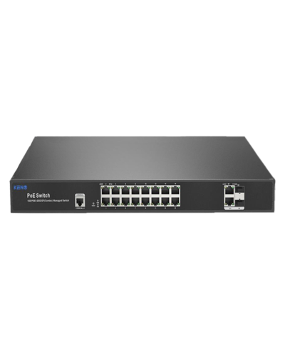 KN-SW1602SFP/M2. Коммутатор с питанием по PoE. KENO в Архангельске