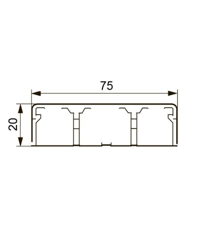 Короб DLPlus 75х20 (030033): Кабель-канал в Архангельске