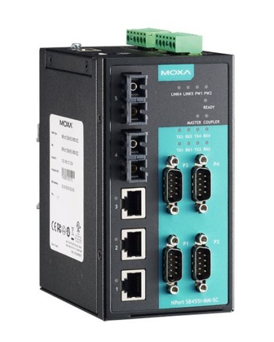 NPort S8455I-SS-SC. 4-портовый преобразователь. MOXA в Архангельске