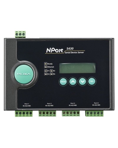 NPort 5430. 4-портовый асинхронный сервер. MOXA в Архангельске