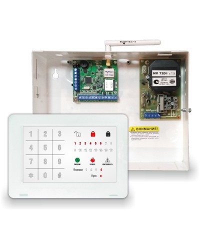 NV 1010c/8524. Устройство оконечное объектовое приемно-контрольное c GSM коммуникатором. NAVIgard в Архангельске