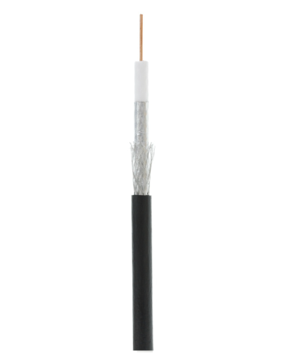 RG-6 CCS, Out, PE (UEC-C2-32123B-BK-3). Кабель коаксиальный омедненный. NETLAN в Архангельске