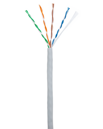 U/UTP 4pair, Cat5e, In, PVC (CCA-UU004-5E-PVC-GY). Кабель «витая пара» (LAN) для структурированных систем связи. NETLAN в Архангельске