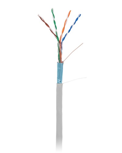 F/UTP 4pair, Cat5e, In,PVC (EC-UF004-5E-PVC-GY-1). Кабель «витая пара» (LAN) для структурированных систем связи. NETLAN в Архангельске