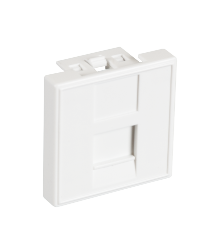 EC-IMF-1-WT-10 (10шт). Вставка 45x45 (Mosaic) для 1 модуля Keystone Jack. NETLAN в Архангельске