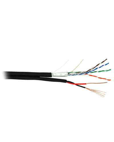 F/UTP 4pair, Cat5e, Out, PVC+PWR (EC-UF004-5E-PC050-PE-BK). Кабель «витая пара» (LAN) для структурированных систем связи. NETLAN в Архангельске