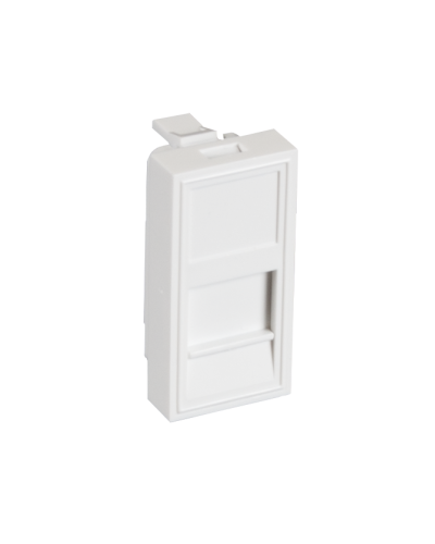 EC-IMH-1-WT-10 (10шт). Вставка 45x45 (Mosaic) для 1 модуля Keystone Jack. NETLAN в Архангельске
