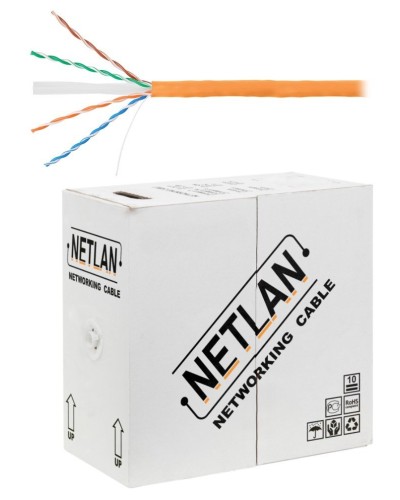 U/UTP 4pair, Cat6, Solid, In, LSZH (EC-UU004-6-LSZH-OR). Кабель «витая пара» (LAN) для структурированных систем связи. NETLAN в Архангельске