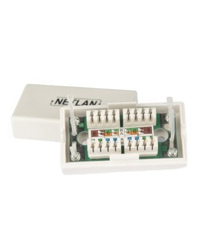 EC-UCB-IDC-UD2-WT-10 (10 шт). Проходной соединитель. NETLAN в Архангельске