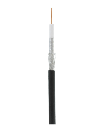 RG-6 CCS, Out, PE (EC-C2-32123B-BK-3). Кабель коаксиальный омедненный. NETLAN в Архангельске