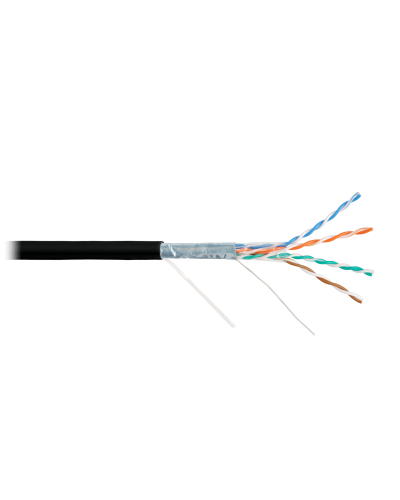 F/UTP 4pair, Cat5e, Solid, Out, PVC (NMC 9200B-BK). Кабель «витая пара» (LAN) для структурированных систем связи. NIKOMAX в Архангельске