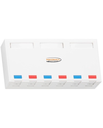 NMC-MB6P-ST-WT. Корпус настенной розетки. NIKOMAX в Архангельске