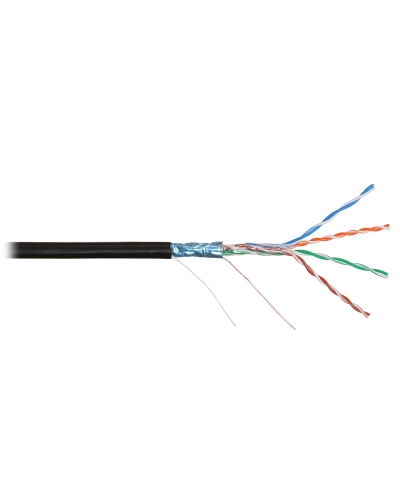 F/UTP 4pair, Cat5e, Solid, In/Out, нг(А)-HF (NMC 4200C-BK). Кабель «витая пара» (LAN) для структурированных систем связи. NIKOMAX в Архангельске