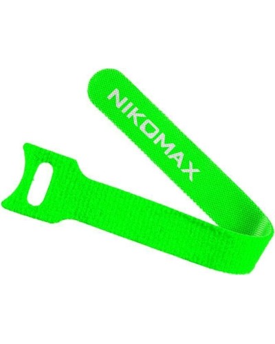 NMC-CTV150-12-SB-GN-10 (10шт). Стяжка-липучка с мягкой пряжкой. NIKOMAX в Архангельске