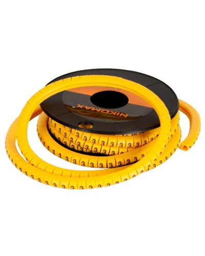 NMC-CMR-0-YL-500 (500шт). Маркер кабельный. NIKOMAX в Архангельске