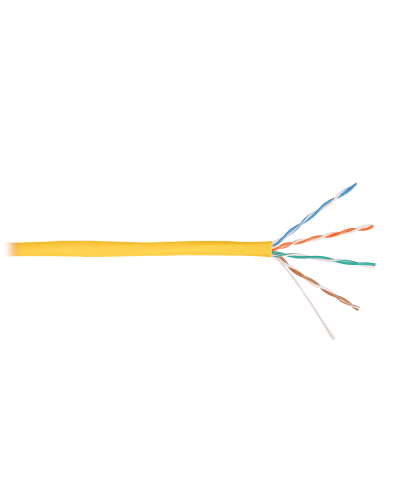 U/UTP 4pair, Cat5e, Solid, In, нг(А)-HF (NMC 9100C-YL). Кабель «витая пара» (LAN) для структурированных систем связи. NIKOMAX в Архангельске