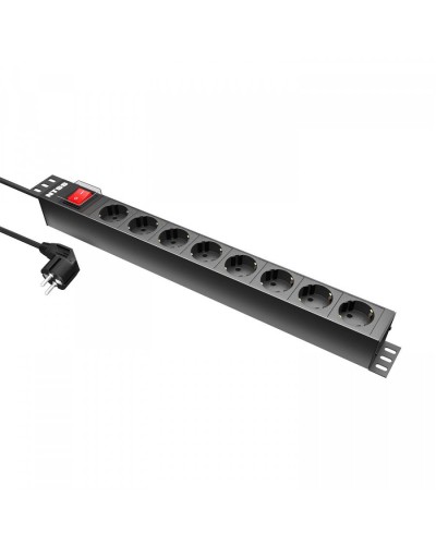 NTSS-PDU-DA2034 гор.размещ. 8xSchuko базовые 16A Schuko 1.8м. Блок розеток 19. NTSS в Архангельске