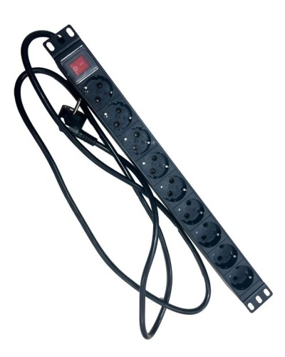 NTSS-PDU-DA2036 гор.размещ. 9xSchuko базовые 16A Schuko 2м. Блок розеток 19. NTSS в Архангельске