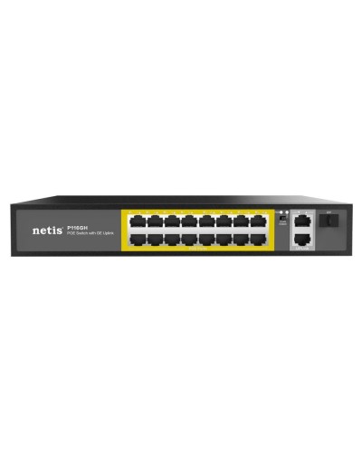Netis P116GH. Коммутатор сетевой PoE неуправляемый. Netis в Архангельске