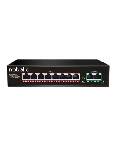 NBLS-1008P. Коммутатор неуправляемый 8-портовый. Nobelic в Архангельске