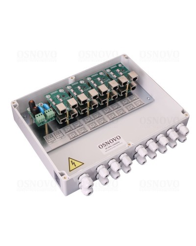 SP-IP8/1000PW. Устройство грозозащиты цепей Ethernet. OSNOVO в Архангельске