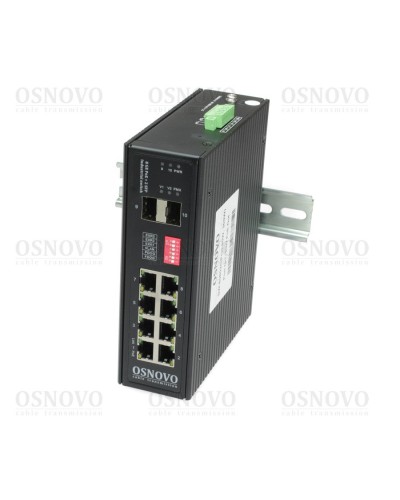 SW-80802/I(Port 90W, 300W). Коммутатор с PoE. OSNOVO в Архангельске