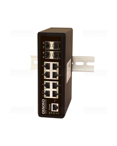 SW-70804/IL. Промышленный коммутатор Gigabit Ethernet на 12 портов. OSNOVO в Архангельске