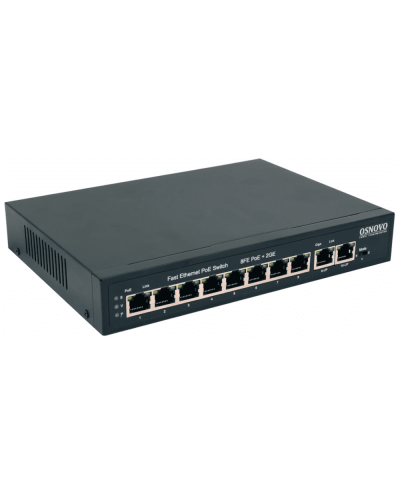 SW-20820(120W). Коммутатор 10-портовый  Gigabit Ethernet с PoE. OSNOVO в Архангельске